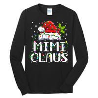 Mimi Claus  Christmas Lights Pajama Family Matching Tall Long Sleeve T-Shirt