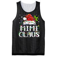 Mimi Claus  Christmas Lights Pajama Family Matching Mesh Reversible Basketball Jersey Tank