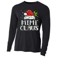 Mimi Claus  Christmas Lights Pajama Family Matching Cooling Performance Long Sleeve Crew