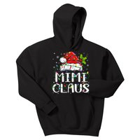 Mimi Claus  Christmas Lights Pajama Family Matching Kids Hoodie