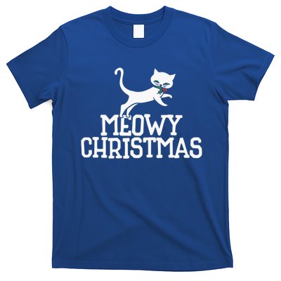 Meowy Christmas Cat Cute Meaningful Gift T-Shirt