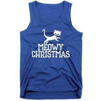 Meowy Christmas Cat Cute Meaningful Gift Tank Top