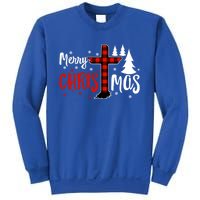 Merry Christmas Christians Buffalo Plaid Meaningful Gift Sweatshirt