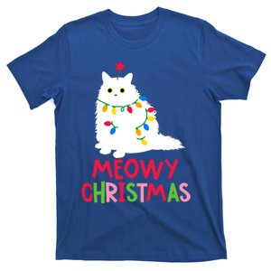 Meowy Christmas Cute Gift T-Shirt