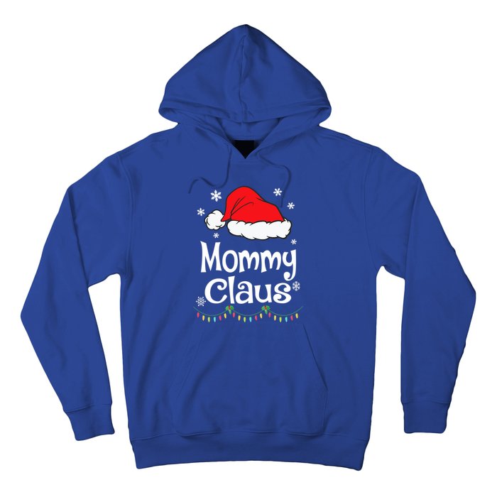 Mommy Claus Cool Gift Christmas Pajama Family Matching Xmas Gift Hoodie