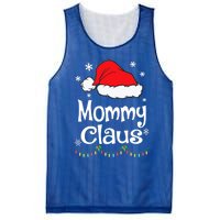 Mommy Claus Cool Gift Christmas Pajama Family Matching Xmas Gift Mesh Reversible Basketball Jersey Tank