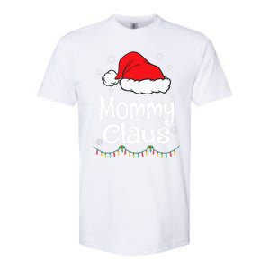 Mommy Claus Cool Gift Christmas Pajama Family Matching Xmas Gift Softstyle CVC T-Shirt