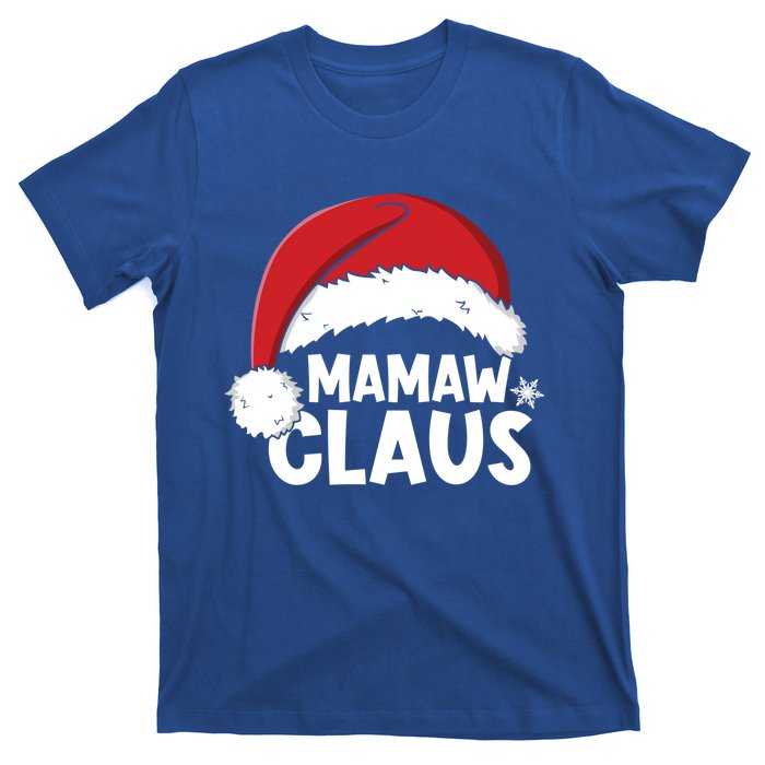 Mamaw Claus Christmas Family Matching Pajamas Xmas Santa Gift T-Shirt