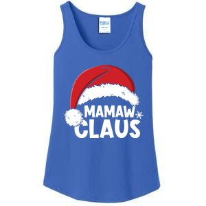 Mamaw Claus Christmas Family Matching Pajamas Xmas Santa Gift Ladies Essential Tank