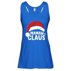 Mamaw Claus Christmas Family Matching Pajamas Xmas Santa Gift Ladies Essential Flowy Tank