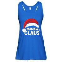 Mamaw Claus Christmas Family Matching Pajamas Xmas Santa Gift Ladies Essential Flowy Tank