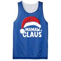 Mamaw Claus Christmas Family Matching Pajamas Xmas Santa Gift Mesh Reversible Basketball Jersey Tank