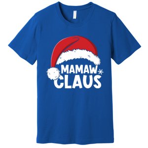 Mamaw Claus Christmas Family Matching Pajamas Xmas Santa Gift Premium T-Shirt