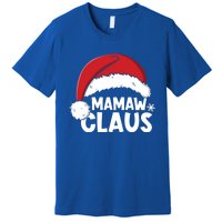 Mamaw Claus Christmas Family Matching Pajamas Xmas Santa Gift Premium T-Shirt