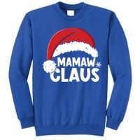 Mamaw Claus Christmas Family Matching Pajamas Xmas Santa Gift Tall Sweatshirt