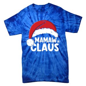 Mamaw Claus Christmas Family Matching Pajamas Xmas Santa Gift Tie-Dye T-Shirt