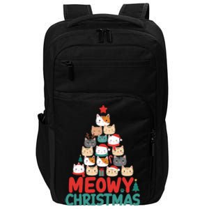 Meowy Christmas Cute Gift Impact Tech Backpack