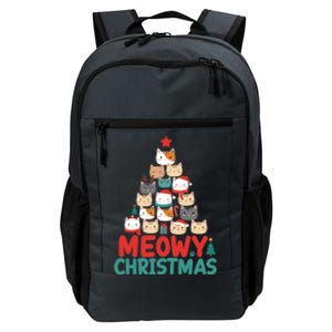 Meowy Christmas Cute Gift Daily Commute Backpack