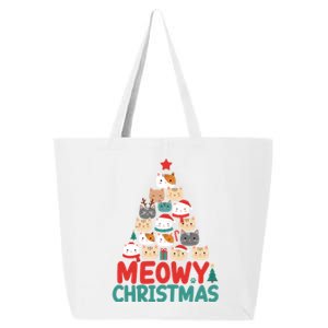 Meowy Christmas Cute Gift 25L Jumbo Tote