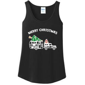 Merry Christmas Caravan Camping RV Trailer Xmas Tree Gift Ladies Essential Tank