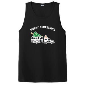 Merry Christmas Caravan Camping RV Trailer Xmas Tree Gift PosiCharge Competitor Tank