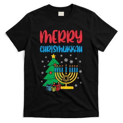 Merry Chrismukkah Christmas Cool Xmas Pajama Hanukkah Jewish Long Sleeve T-Shirt