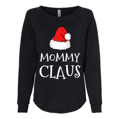 Mommy Claus Christmas Hat Family Pj Group Matching Pajama Gift Womens California Wash Sweatshirt