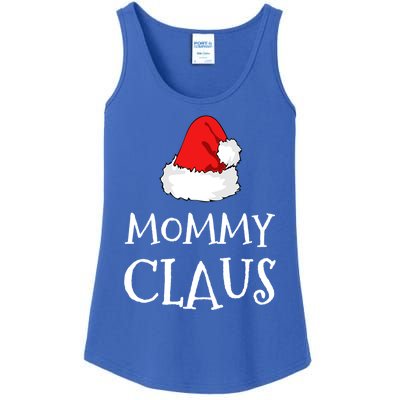 Mommy Claus Christmas Hat Family Pj Group Matching Pajama Gift Ladies Essential Tank