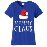 Mommy Claus Christmas Hat Family Pj Group Matching Pajama Gift Women's T-Shirt