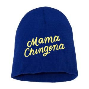 Mama Chingona Chicana Mom Mexican American Chicano Feminista Great Gift Short Acrylic Beanie