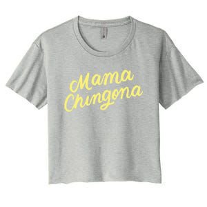 Mama Chingona Chicana Mom Mexican American Chicano Feminista Great Gift Women's Crop Top Tee