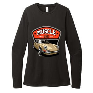 Muscle Car Classic Womens CVC Long Sleeve Shirt