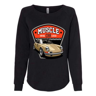 Muscle Car Classic Womens California Wash Sweatshirt