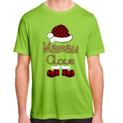 Mamaw Claus Christmas Mamaw Santa Gift Adult ChromaSoft Performance T-Shirt