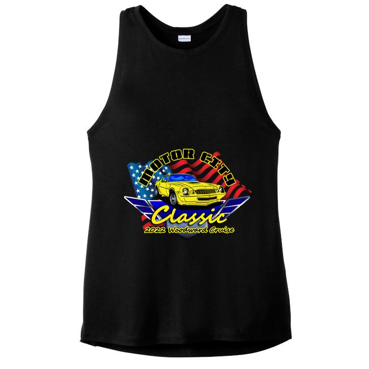 Motor City Cruise Ladies PosiCharge Tri-Blend Wicking Tank