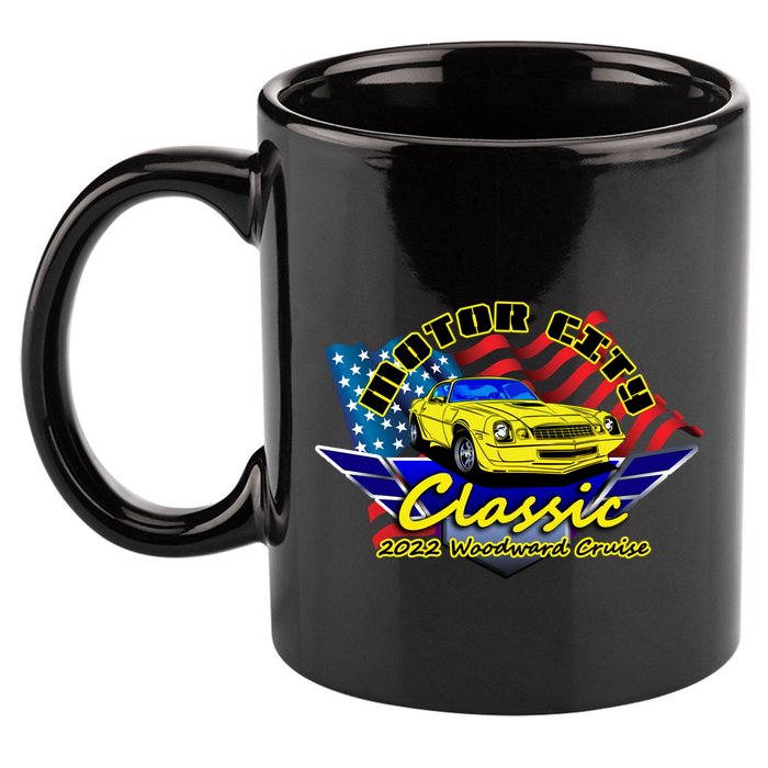Motor City Cruise 11oz C Handle Ceramic Mug