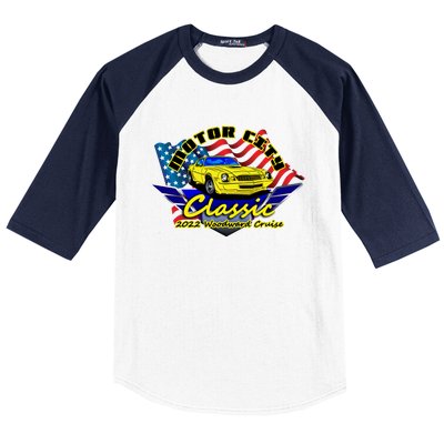 Motor City Cruise Baseball Sleeve Shirt