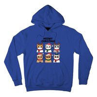 Meowy Christmas Cat Lover Festive Gift Hoodie