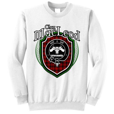 Macleod Clan Crest Scottish Clan Macleod Family Badge Sweatshirt