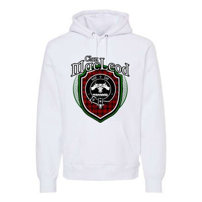 Macleod Clan Crest Scottish Clan Macleod Family Badge Premium Hoodie