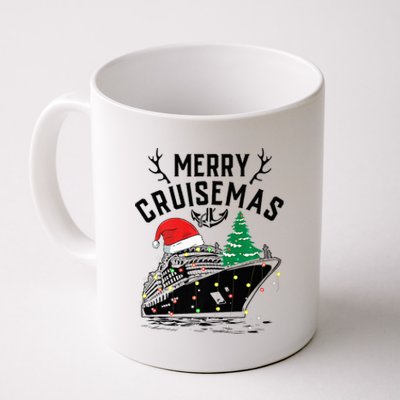 Merry Cruisemas Christmas Family Cruise Ship Funny Coffee Mug