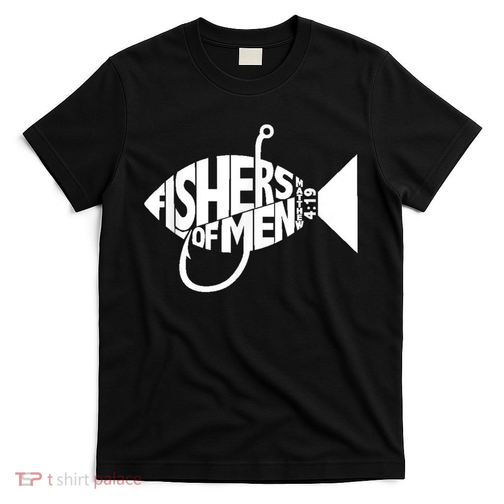Matching Church Christian Group Bible Verse Fishers Of Men T-Shirt