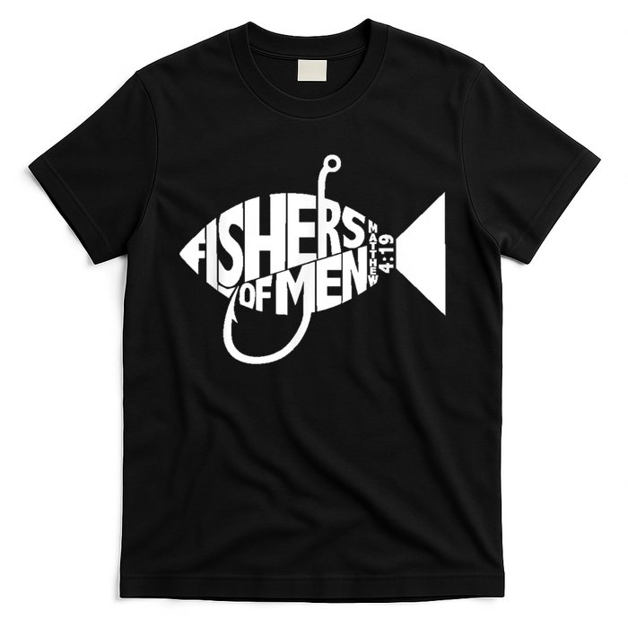 Matching Church Christian Group Bible Verse Fishers Of Men T-Shirt