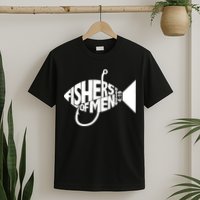 Matching Church Christian Group Bible Verse Fishers Of Men T-Shirt