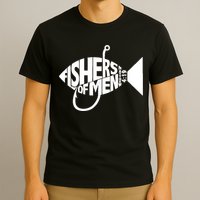 Matching Church Christian Group Bible Verse Fishers Of Men T-Shirt