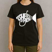 Matching Church Christian Group Bible Verse Fishers Of Men T-Shirt