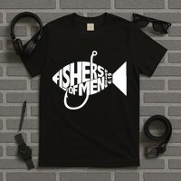 Matching Church Christian Group Bible Verse Fishers Of Men T-Shirt