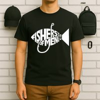 Matching Church Christian Group Bible Verse Fishers Of Men T-Shirt