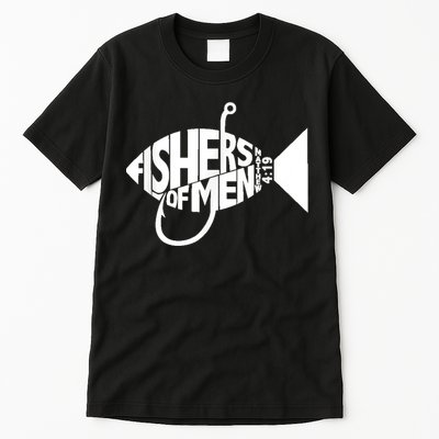 Matching Church Christian Group Bible Verse Fishers Of Men Tall T-Shirt