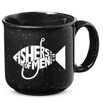 Matching Church Christian Group Bible Verse Fishers Of Men 15oz Campfire Ceramic Mug